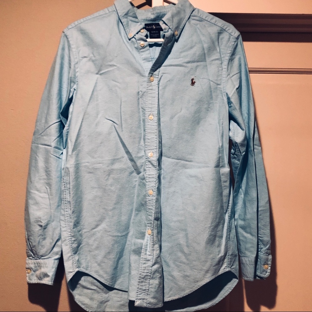 MEN RALPH LAUREN OXFORD SHIRTS CLASSIC Size S18-20